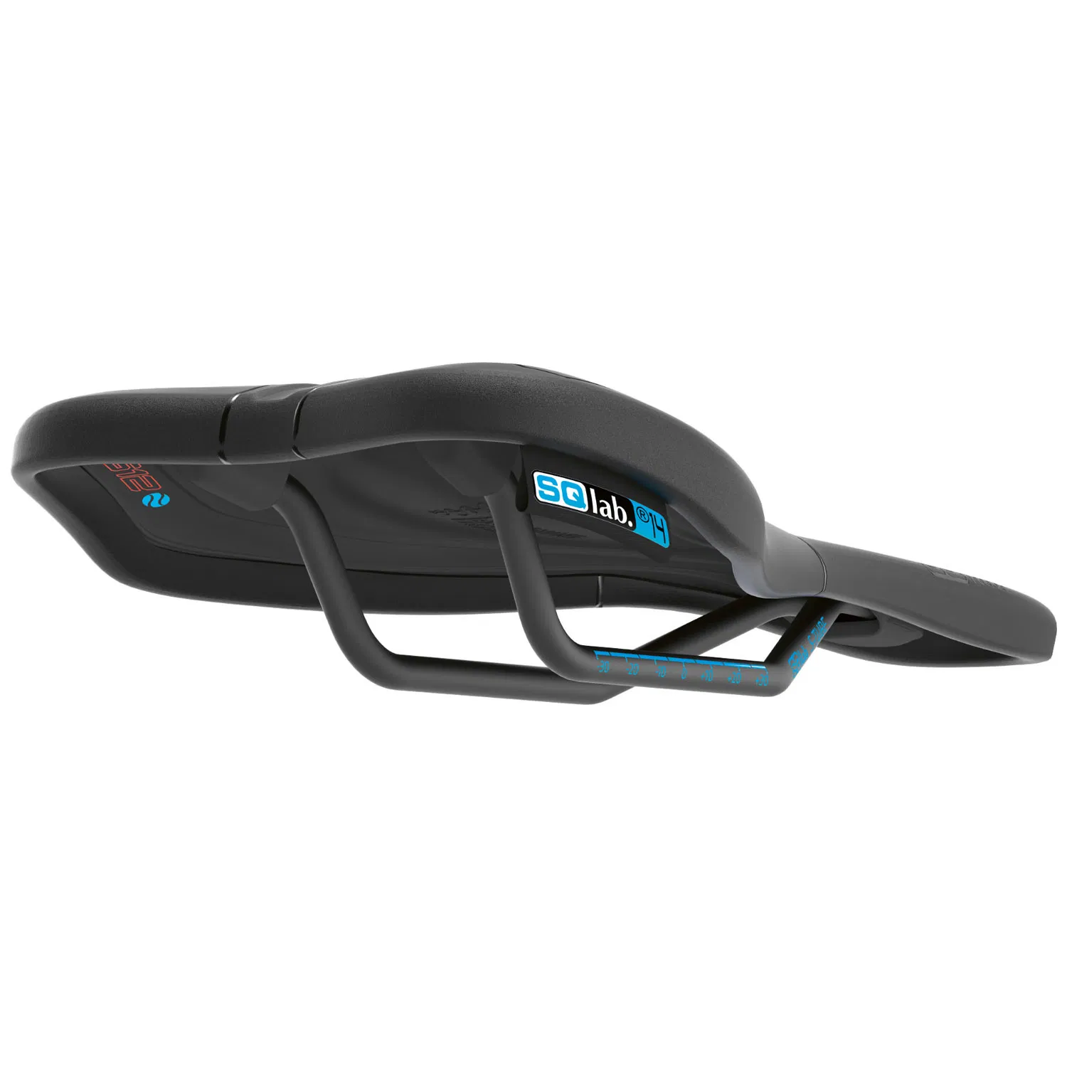 SQlab Sattel 612 ERGOWAVE® S-Tube• Ergonomischer Rennradsattel
