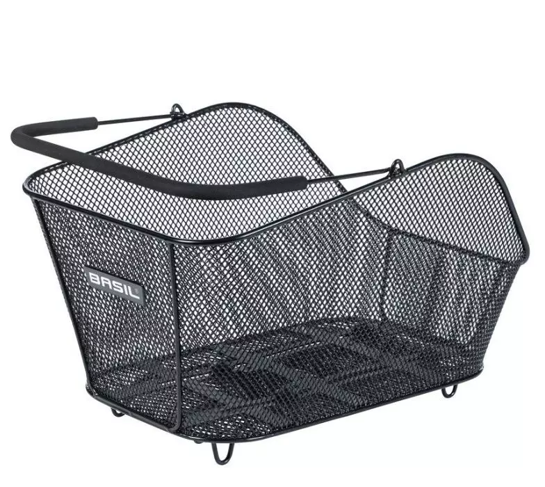 Basil HR-Korb  Icon MIK 46x34x25cm, schwarz, engmaschig
