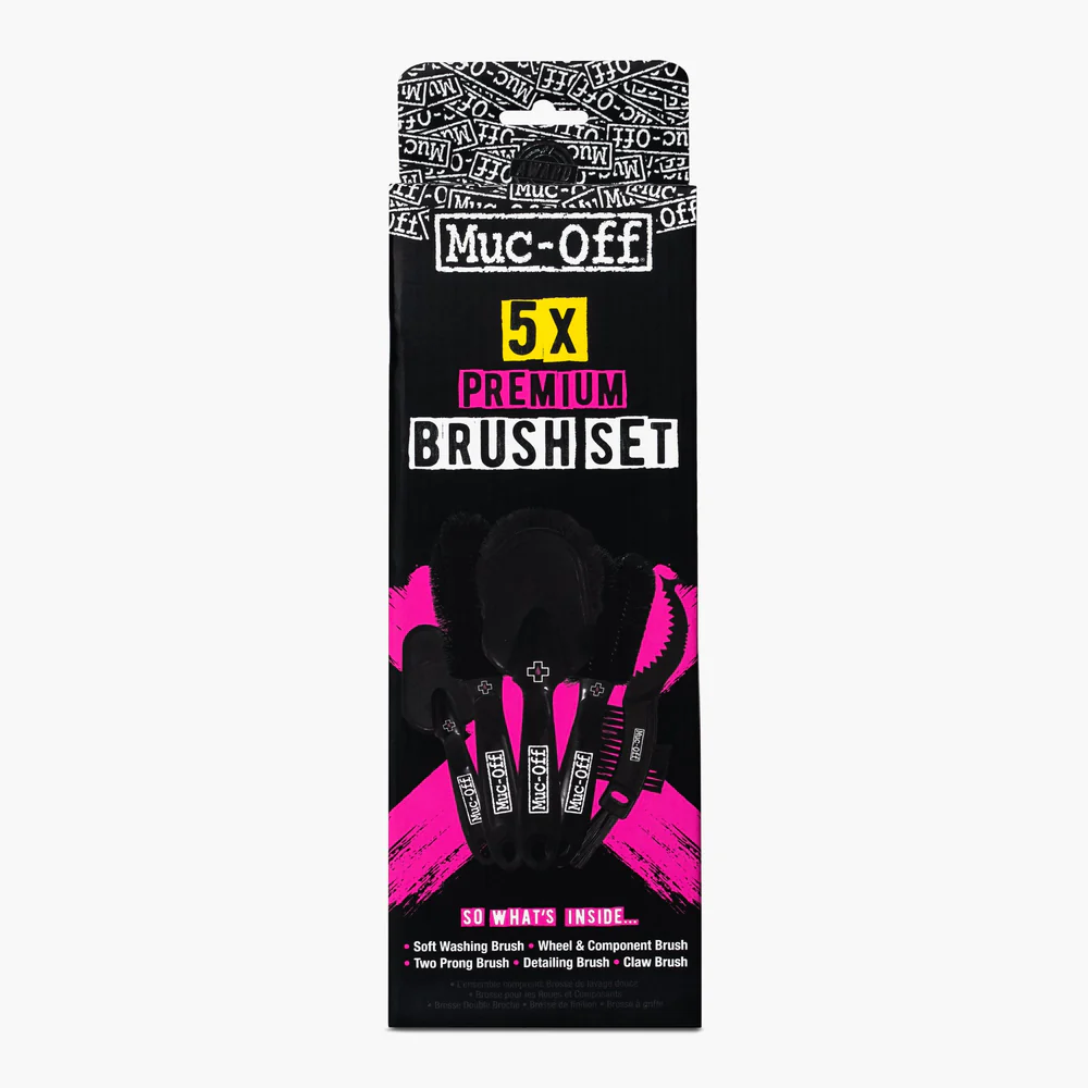 Muc Off 5x Premium Brush Set