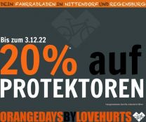 20% Rabatt auf Protektoren in unseren Ladengeschäften in Regensburg und Nittendorf